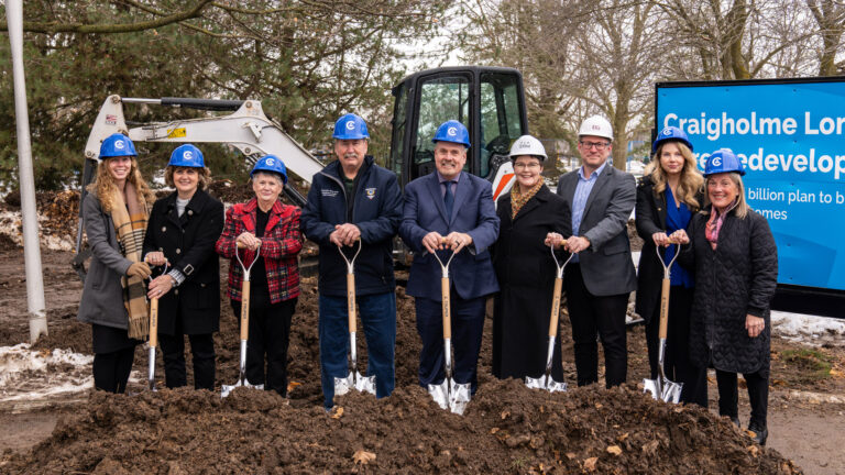 CRAIGWIEL GARDENS BREAKS GROUND ON NEW LONG TERM CARE HOME IN AILSA CRAIG PHOTO 2